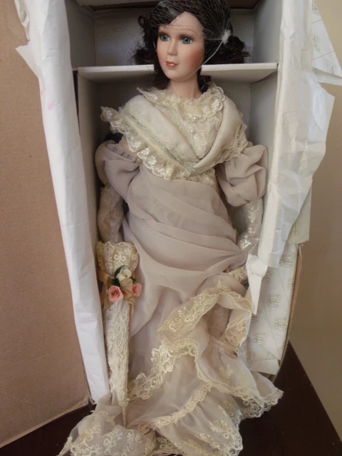 Heritage Signature Collection porcelain doll Beautiful Victorian Vintage  17" in