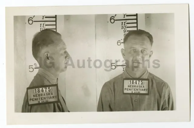 Early 20th Century Mug Shots - Donald Sypherd/Escaped Convict - 1953