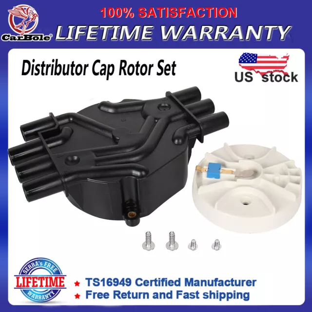 For Chevrolet GMC Tahoe Ignition Distributor Cap Rotor Set Kit D328A 51-4258 NEW