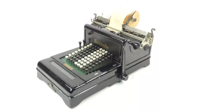 Calculadora Antigua Burroughs Clase 3 Adding Machine Rechenmaschine Calculator