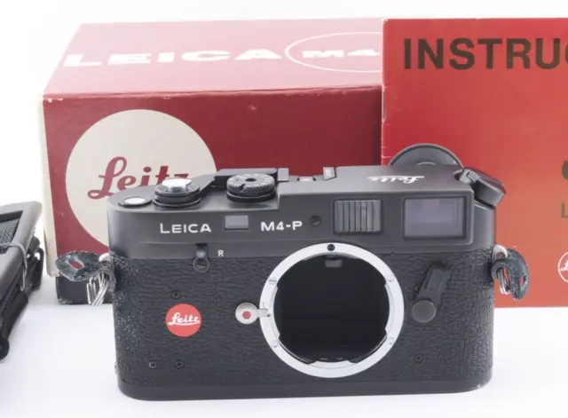 Leica M4-P M4P Black 35mm Rangefinder Film Camera w/ Box [Near Mint] #0000002480