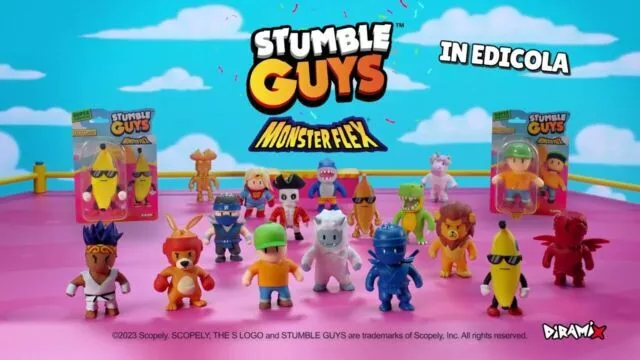 Stumble Guys Monster Flex Super Allungabili Serie 1 + Serie 2 Con Rivista