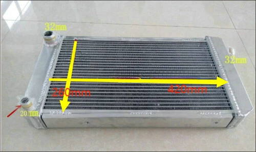 FOR MG MIDGET 1500 MT 1974-1980 1975 1976 1978 1979 ALUMINUM RADIATOR Manual