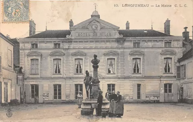 Cpa 91 Longjumeau La Mairie