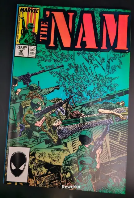 THE 'NAM Marvel Comics No. 12 "From Cedar Falls, With Love" 1988 Doug Murray RAW