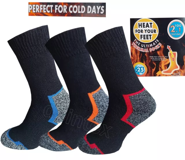 3 Paar Mega Thermo-Socken TOG 2.1 -25°C Wintersocken extra warm Winterstrümpfe