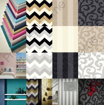 Arthouse 892301 Nuovo Arthouse Bel Mondo Nero Platino Brillantini Zig Zag Parati 