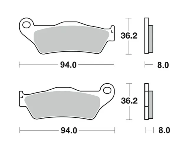 Garnitures de frein TRW MCB648SV