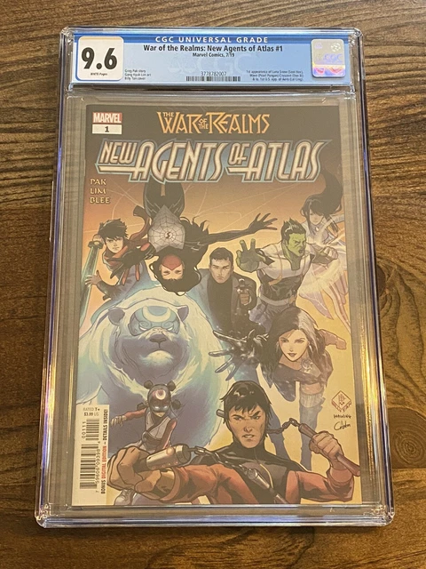 War Of The Realms New Agents Of Atlas  #1 CGC 9.6 NM/NM+ Marvel Comics Aero Luna