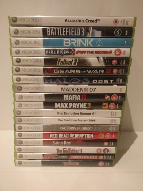 18 xbox 360 games bundles joblot all tested and working