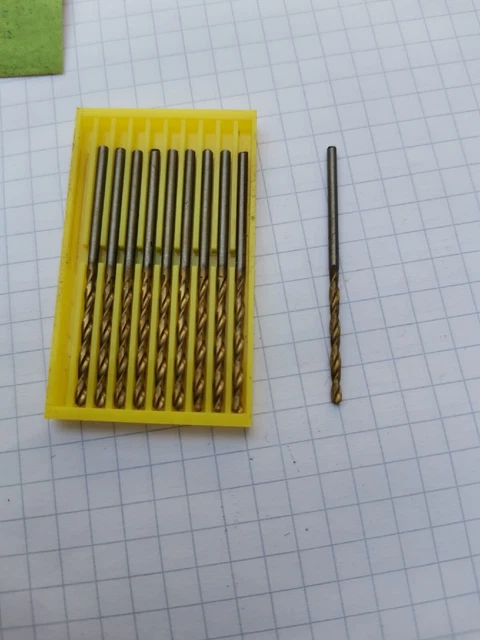 10 Werkö Genauigskeitbohrer. 1,7mm HSS.