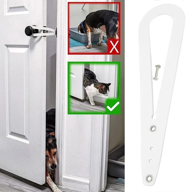 KEEPS DOGS OUT Furniture Latch Strap Cat Door Cat Door Latch Holder