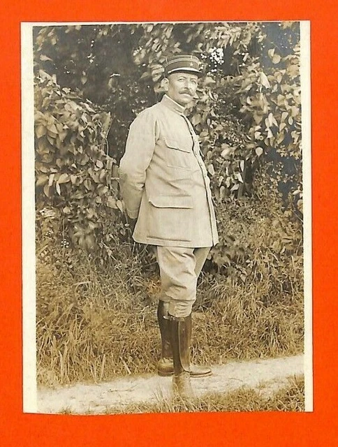 Carte Postale Photo / Officier Colonial ?? / Militaria