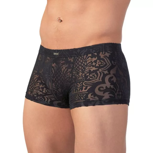 "Pantaloni sexy uomo M-XL trasparenti neri biancheria intima mutande club ""Ludwig"