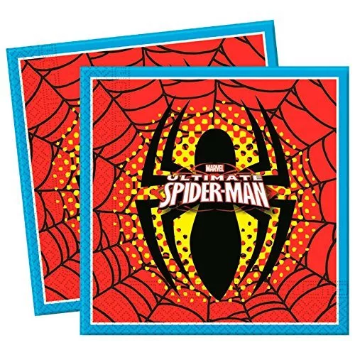 Set 20 Servilletas Papel Spiderman Marvel (20351)