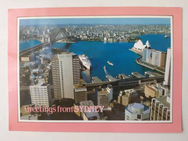 Greetings from Sydney Australia Picture Postcard 1986