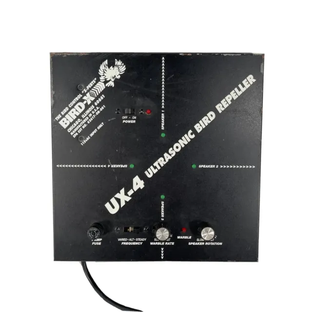 Bird-X Model UX-4 Ultrasonic Bird Repeller - The Bird Control “X-Perts” -Working