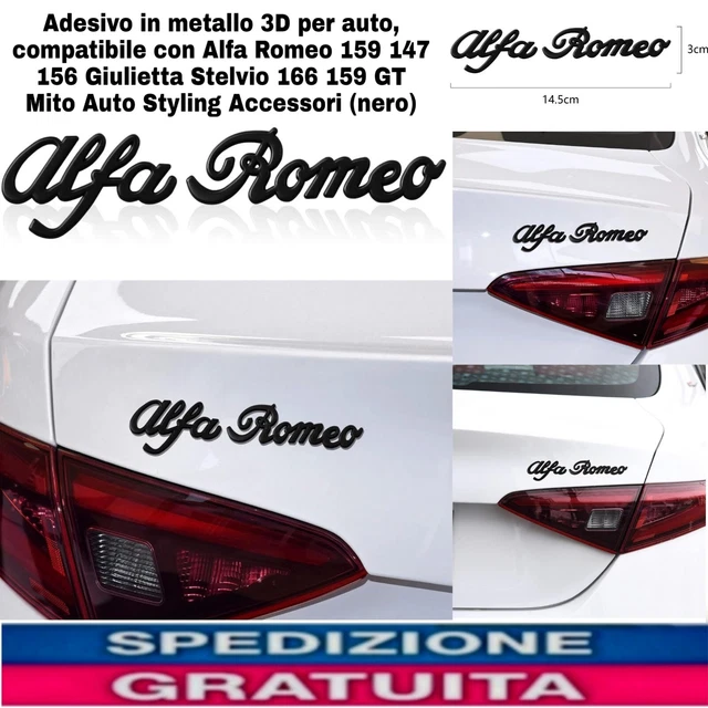 Adesivo TURBO 3D Per Portellone Auto - Design Metallico Argento - Foto 3