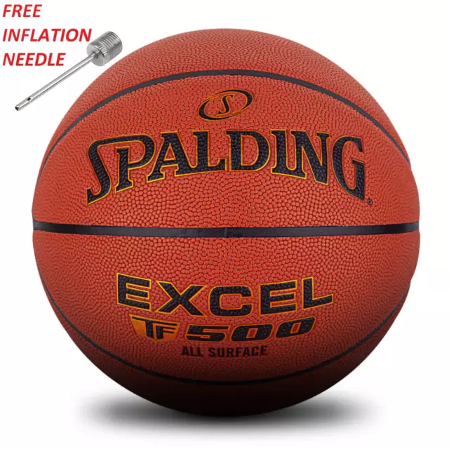 Spalding EXCEL T500 TF-500 All Surface Premium  Basketball w/FREE SHIPPING