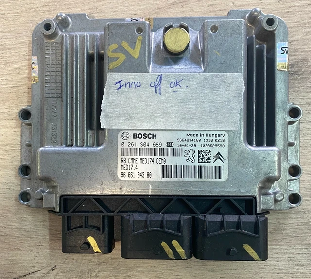 Calculateur Moteur Décodé Pour Peugeot 207 1.4 - Bosch MEV17.4 - Remanufacturé