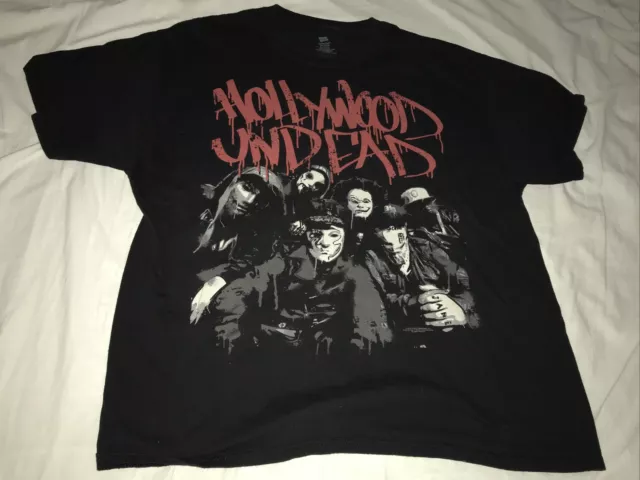 Avenged Sevenfold Hollywood Undead 2012 T Shirt Sz XL