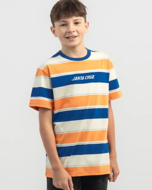 Santa Cruz Boys' Solid Strip Stripe T-Shirt