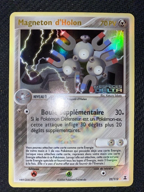 Pokemon Card Holon Magneton 22/113 Rare Reverse - Delta Block Species Ex FR 4