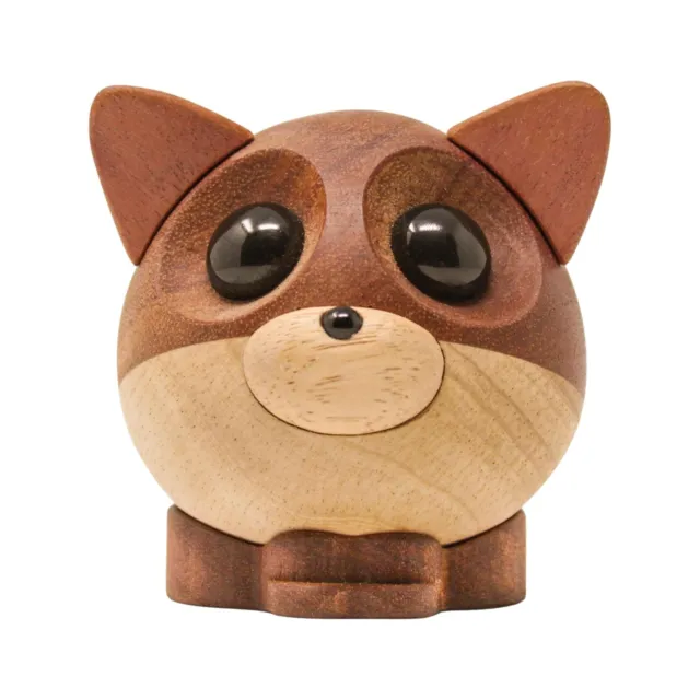 Mikkel The Large Fox By Fablewood Wooden Animal Figurine Danish Contemporary