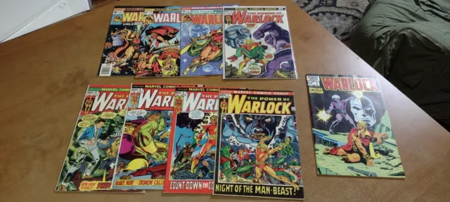The Power of Warlock 1 2 4 6 7 9 11 15 High Evolutionary Magus Marvel comics 