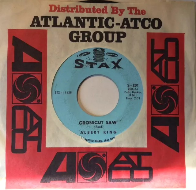 60s R&B/Soul - ALBERT KING - Crosscut saw - 1966 US STAX VG