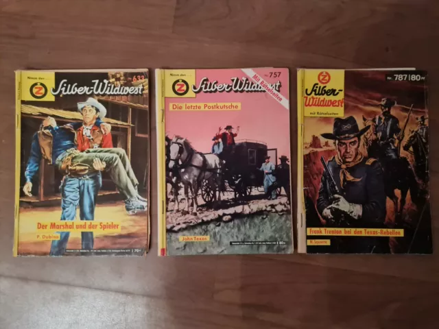 ### 2x SILBER-WILDWEST Nr. 757 + 787 Western Roman RAR ###