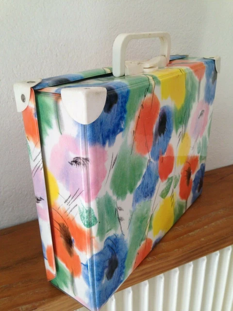 Pochette Vintage En Plastique Des Années 70 - Noir - Occasion En Très Bon état