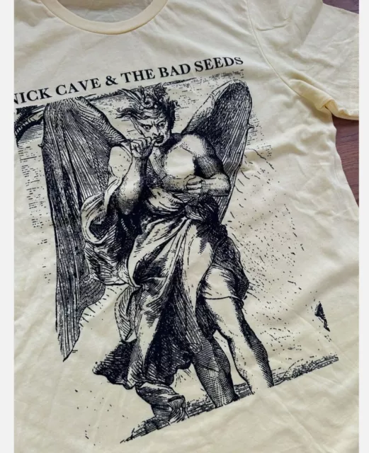 Nick Cave and The Bad Seeds tee T SHIRT Size S-5XL White Men