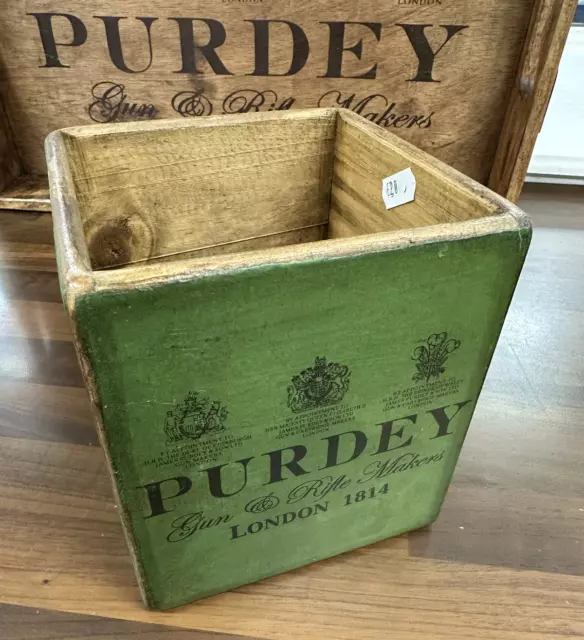 Vintage Purdey Wooden Box