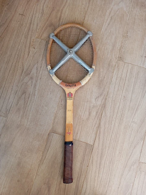Raquette De Tennis Vintage Davis Classic II - Bois Stratifié Avec Couvre-chef - Collection Rétro