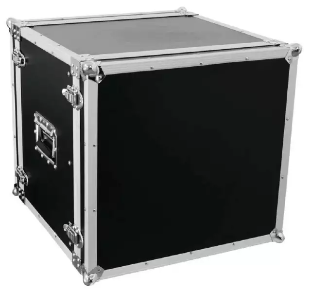 10 HE 19" Effektrack CO DD 38cm tief DJ Studio PA Rack Case Roadinger Flightcase