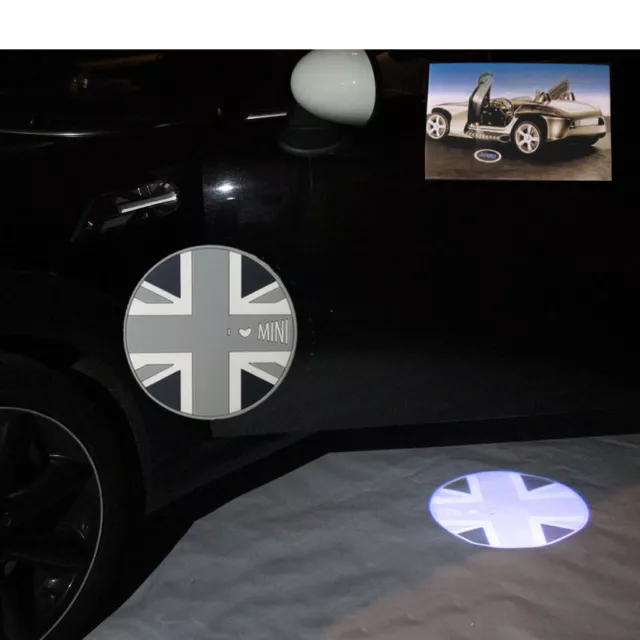 Lumières de Sortie Bienvenue Lumière Portière Compatible pour Mini R55 R56 R57