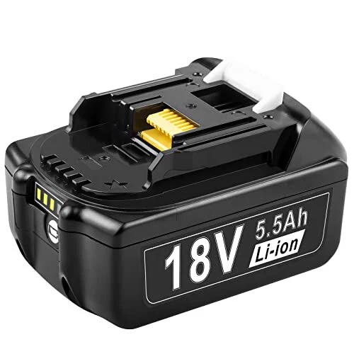 Batteria di ricambio agli ioni di litio BL1850, 18 V, 5,5 Ah, per Makita (v0s)