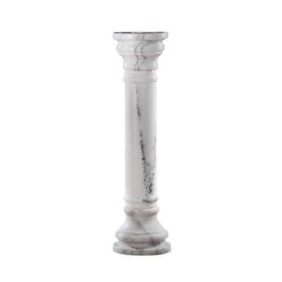 PO8040W - Solid Marble Columns: White - Large 40" Tall 2