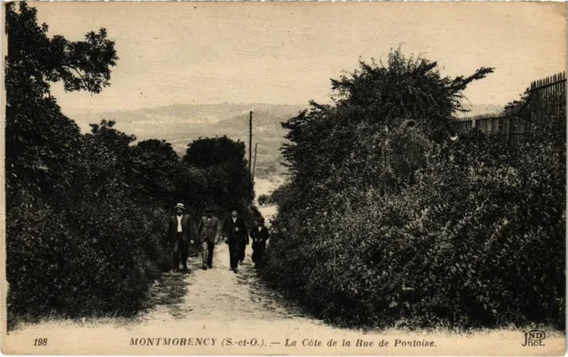 CPA MONTMORENCY - La Cote de la Rue de PONTOISE (107323)