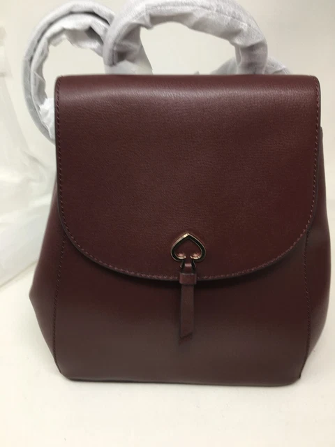 New NWT Kate Spade Adel Medium Flap Backpack Bag – Cherrywood Kate Spade Adel Medium Top Zip Crossbody Bag in Cherrywood  main image 3