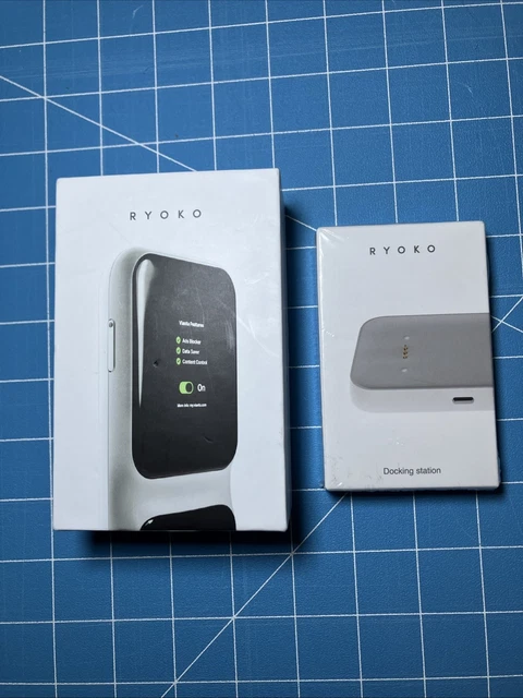 RYOKO HIGH-SPEED PORTABLE 4G LTE Wi-Fi Router + Docking Station SHIPS ...