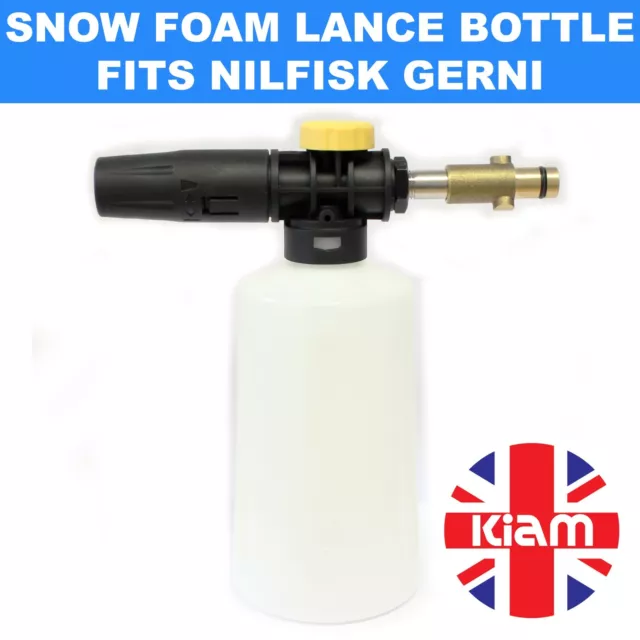 Snow Foam Lance Spray Nozzle Bottle Fits Nilfisk Gerni Pressure Washer