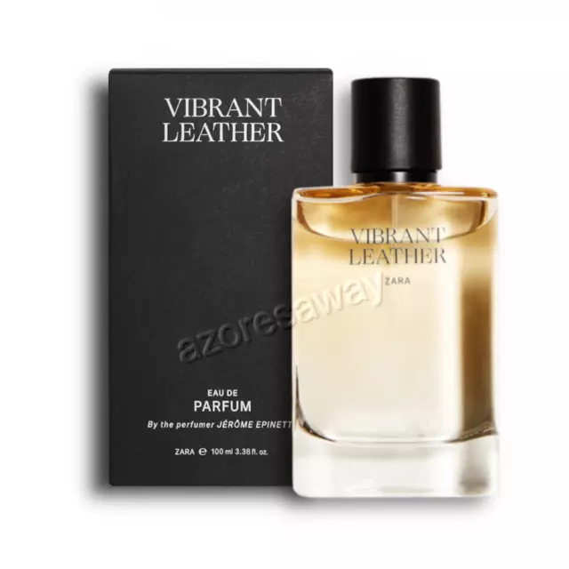 ZARA VIBRANT LEATHER Original Eau de Parfum Man Fragrance Woody