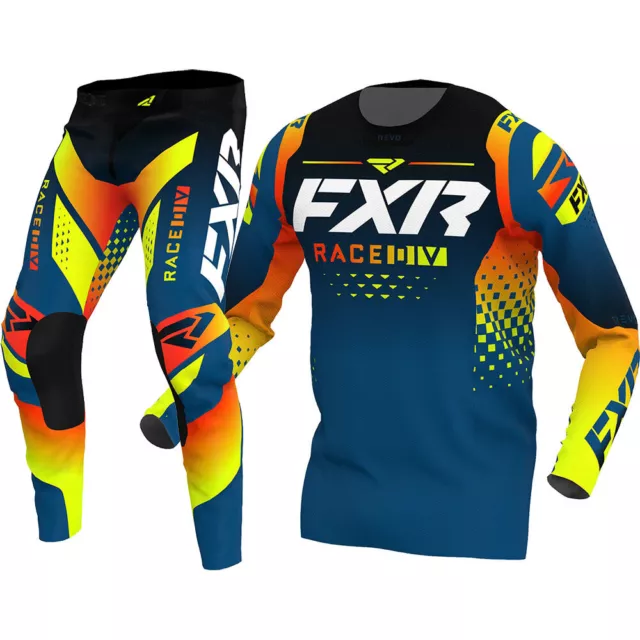 FXR Revo Slate Inferno MX Gear Set Jersey/Pants Combo Motocross ATV Racing Set