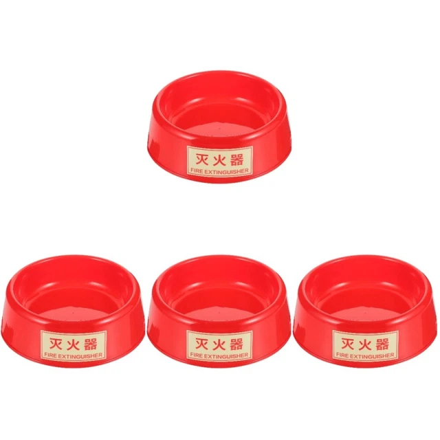 4x luminoso supporto per estintore in metallo base per estintore