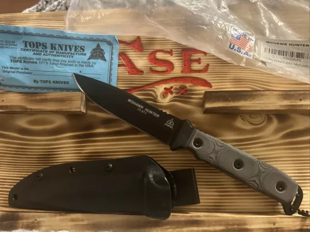 TOPS Knives Mohawk Hunter Fixed Blade Knife