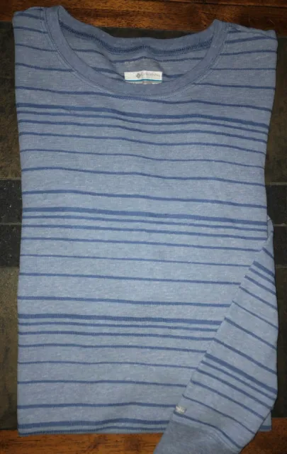 Mens Columbia Omni-Wick Long Sleeve Crewneck Thermal Shirt Size Medium M/M