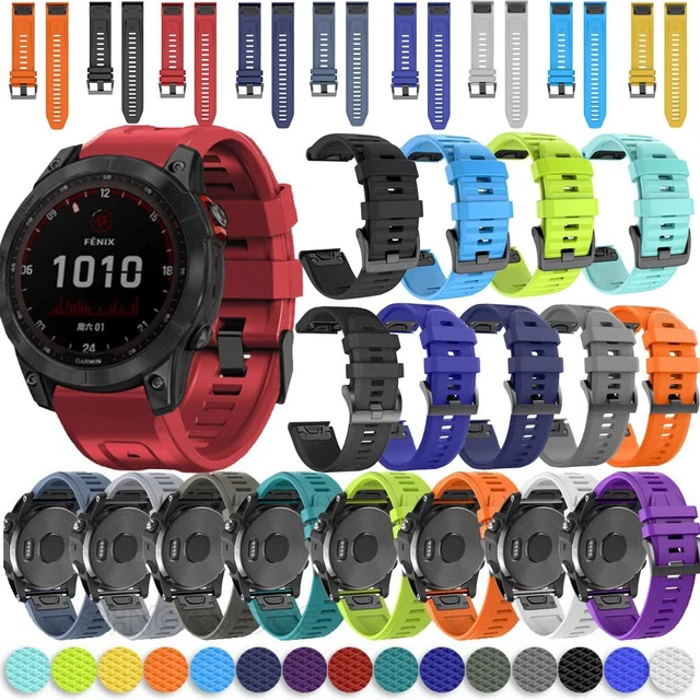 Ersatzarmband Sportuhr Unisex Quick Fit Silikon Armband Für Garmin Fenix 7X, 6X, 5X & Mehr – 22 Mm, Unisex Garmin Forerunner 965 Armband