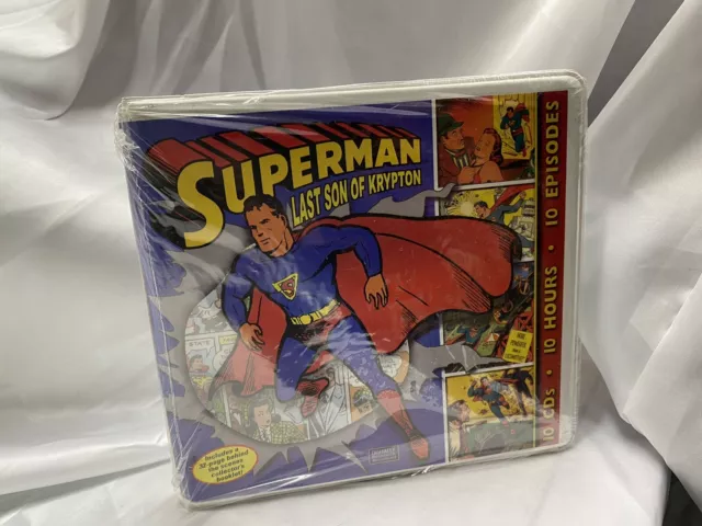 SUPERMAN: LAST SON OF KRYPTON Radio Episodes By Radio Spirits On 10 CDs Booklet